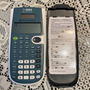 TI-30XS MultiView Scientific Calculator Tested Working w/ Cover